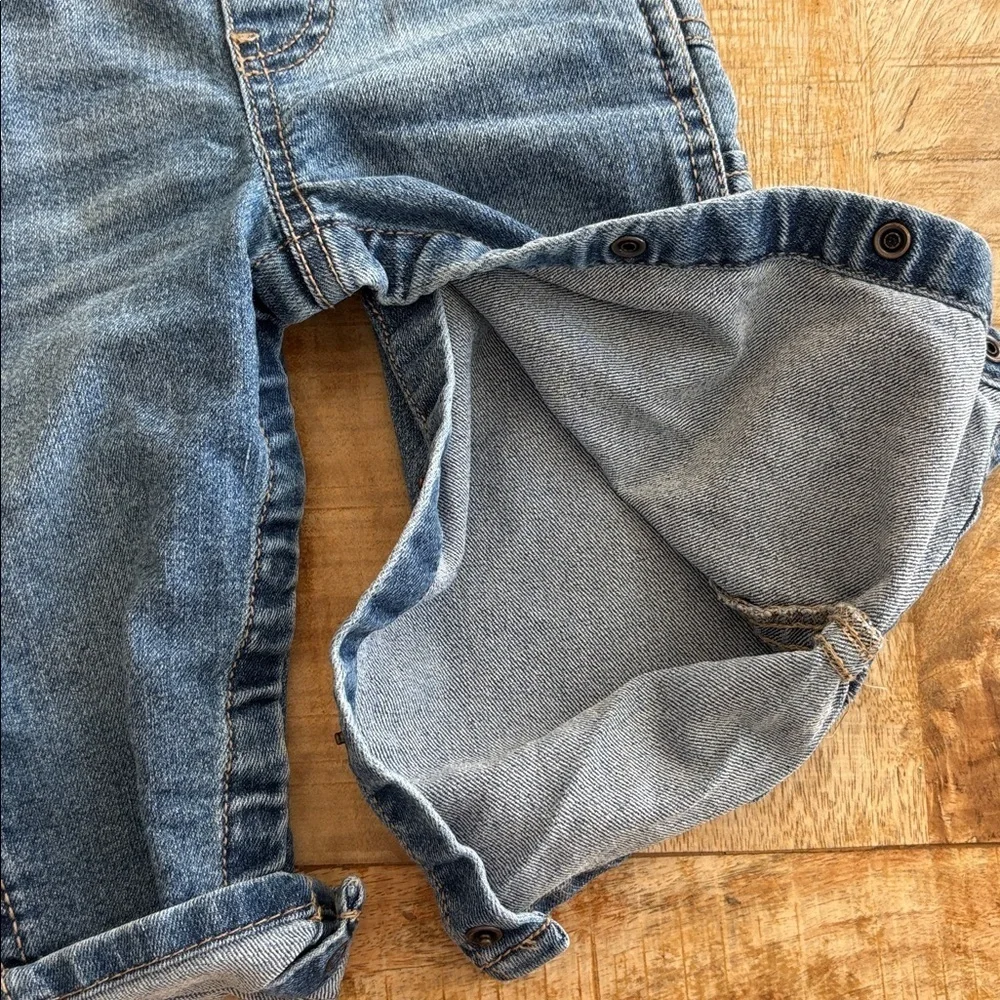 Oshkosh baby boy denim overalls 12m